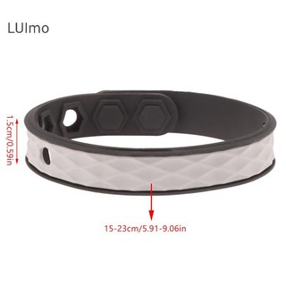 LUImo Không Dây Chống Tĩnh Điện Vòng Tay Silicon Nam Nữ Thời Trang Chống Thấm Nước Có Thể Điều Chỉnh Bóng Rổ Anion Vòng Tay Dây Đeo Cổ Tay SBS