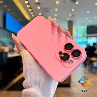 Ốp điện thoại mềm silicon từ tính cho iPhone 16 Pro Max 11 12 13 14 15 Pro Max 14 / 15 / 16 Plus 16e Vỏ mờ chống sốc có bảo vệ Camera
