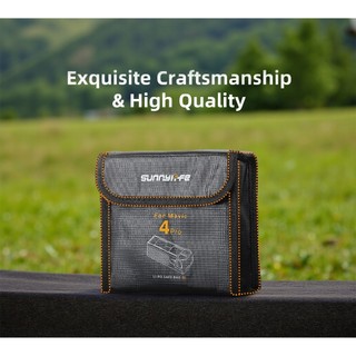 Dành Cho DJI Mavic 4 Pro Pin Chống Cháy Nổ Túi Pin Lithium Bảo Quản An Toàn Chống Cháy Túi Bảo Vệ Drone Pin Phụ Kiện