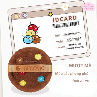 Bông phấn phủ lông nhung hình thú cao cấp GECOMO - Tạo lớp nền mịn lì, tự nhiên