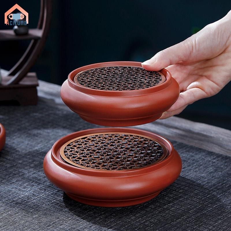 Khay Trà Đĩa Phục Vụ Trà Phụ Kiện Teaser Đa Năng Phong Cách Quà Tặng Dễ Dàng Sử Dụng Tròn Độc Đáo Tiện Lợi Giá Đỡ Ấm Trà