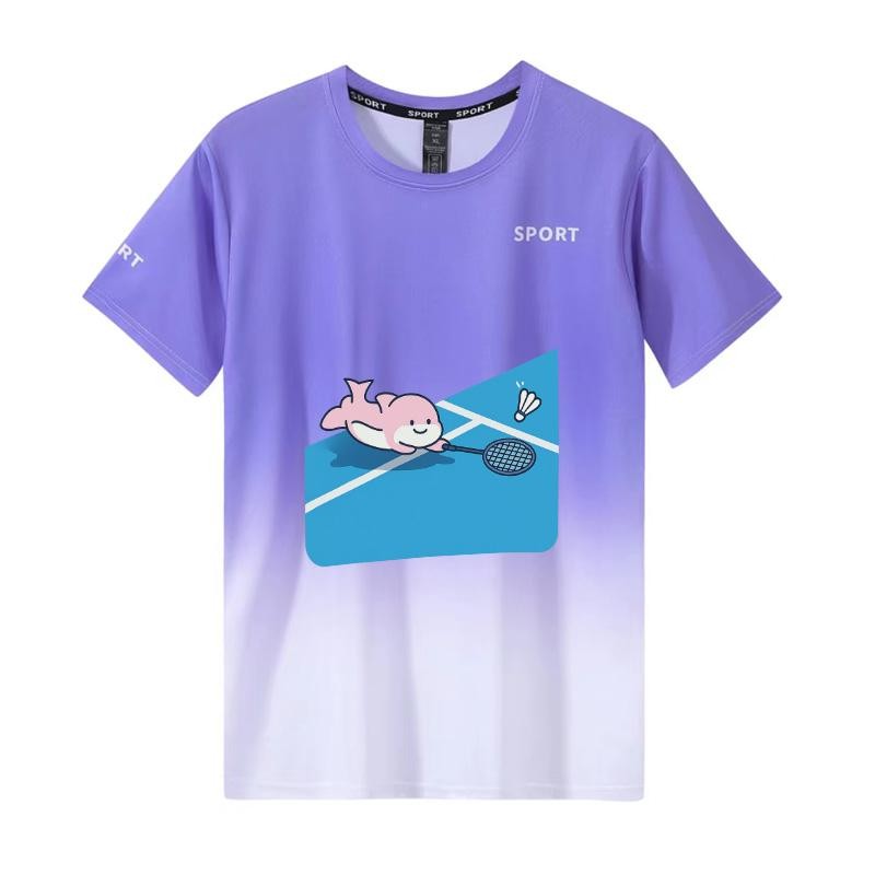 Yonex cầu lông thể thao ngắn tay mùa hè mỏng nam nữ quần áo khô nhanh, áo thun nửa tay cổ tròn theo xu hướng