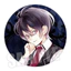 SQ11 DIABOLIK LOVERS Tinplate Huy hiệu Shu SAKAMAKI Phụ kiện Anime Ngoại vi