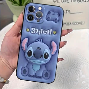 Stitch Thích Hợp Cho Apple 16 Ốp Điện Thoại 14promax / 11 Silicon Mềm Phong Cách Mới 12 Nữ 15pro Vỏ Chống Sốc
