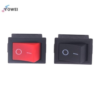YOWEI 5 Nút ấn 2Pin Snap-in Bật / Tắt Rocker có nắp chống nước Đen VN