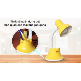 Đèn Bàn Học Sinh Comet CT413 - Có ngăn đựng bút - Đui đèn E27 - Bảo hành chính hãng 12 tháng