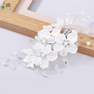 Vỏ Hoa Cánh Hoa Kẹp Tóc Mũ Đội Đầu Cổ Điển Sang Trọng Trang Trí Tóc Mũ Đội Đầu Cho Váy Kiểu Tóc Dụng Cụ Làm