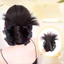ORDOBOX Bun Head Tóc Giả, Lông Tơ Tóc Tự Nhiên Bun Móng Vuốt Kẹp, Với Lưới Tổng Hợp Tóc Giả Kẹp Tóc Nữ