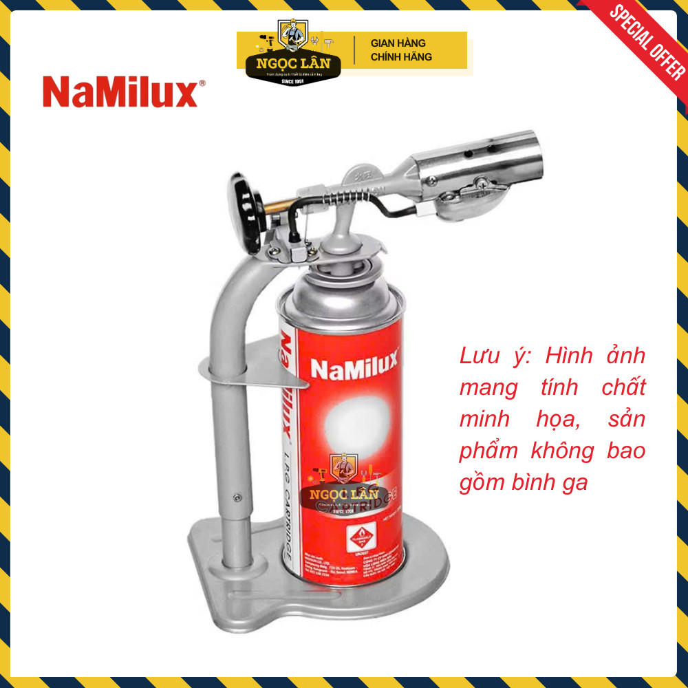 [Chính hãng Namilux] Khò gas , đèn khò có đế NAMILUX NA-191SP chất lượng cao hàng công ty