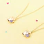 Hoạt Hình Sanrio Pompompurin Pompompurin Pupprin Vòng Cổ Nữ Pudding Chó Quà Tặng Birthstone Xương Đòn Dây Chuyền