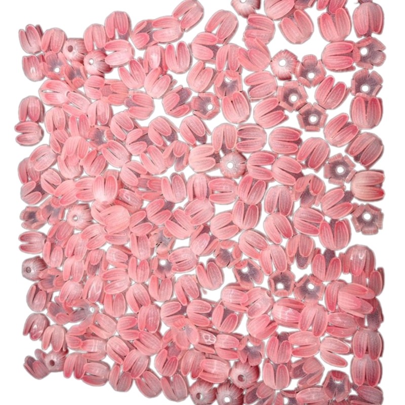 SELA 50 Chiếc Acrylic Hạt Hoa In Màu Hoa Tulip Bud Hoa Đèn Ngủ Phụ Kiện Cho Phòng Trang Trí Nhà Cửa