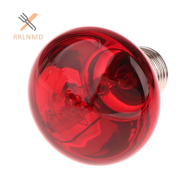 RRLNMD 25 / 40 / 50 / 60 / 75 / 100W E27 Bóng đèn gia cầm UVA Đèn ngủ hồng ngoại Ngày gia cầm Bóng đèn sưởi ấm cho thực vật Động vật lưỡng cư Thú cưng bò sát MỚI