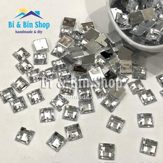 Đá Kết Vuông Đính Kết Trang Phục, Làm Phụ Kiện Thời Trang, Trang Trí Vương Miện