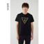 Bán chạy Guess mới mùa hè nam cổ điển in logo đa năng hàng ngày áo thun ngắn tay 610 0608