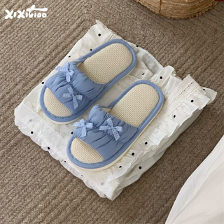 Xixitiao Dép Đi Trong Nhà Bằng Cotton Và Lanh Dành Cho Nữ Kiểu Dáng Thời Trang Và Thoải Mái Cho Phòng Ngủ