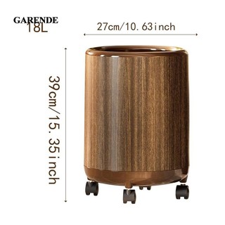 Thùng rác Garande Dung tích lớn có bánh xe Thùng đựng bụi nhà bếp cho nhà vệ sinh văn phòng tại nhà