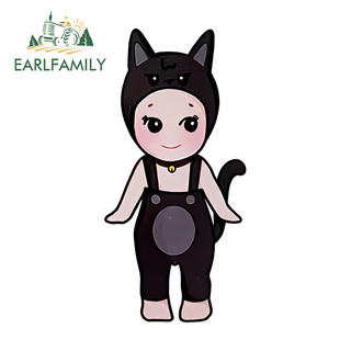 EARLFAMILY Sonny Thiên Thần Xe Dán Cá Tính Hoạt Hình Chống Thấm Nước Campervan Xe Tải Xe Tay Ga PVC Decal Chống Trầy Xước Phụ Kiện Xe Hơi