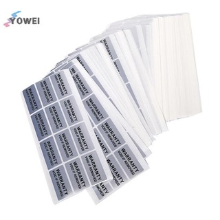 YOWEI 100 Miếng Dán Bảo Hành Bảo Hành (40mm * 20mm) Miếng Dán Nhãn Void Chống Tamper VN