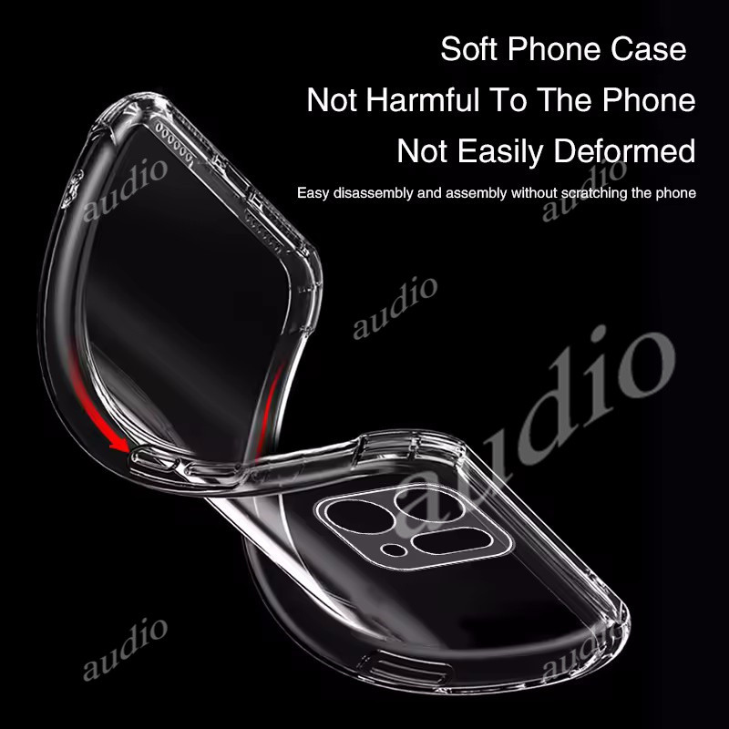 Ốp điện thoại TPU mềm chống rơi bốn góc chống sốc OPPO Reno14 F 5G cho Oppo Reno 14F 5G Silicon mềm bảo vệ trong suốt Ốp lưng cho OPPO Reno14F OppoReno14 F 5G Coque