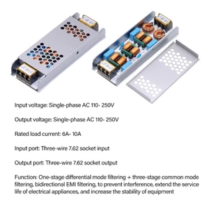 Bộ lọc điện từ Niki 4 giai đoạn Bộ ổn định dòng điện 250V cho điện tử nhạy cảm