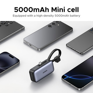【Pin Sạc Dự Phòng Có Thể Đặt Hàng】Sạc dự phòng UGREEN 5000mAh Power Bank PD20W / SCP22.5W USB-C Mini Sạc Nhanh Di Động