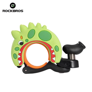 ROCKBROS Chuông Xe Đạp Hoạt Hình Dễ Thương Hợp Kim Nhôm Chống Thấm Nước Cao Decibel 100DB Chuông Cảnh Báo