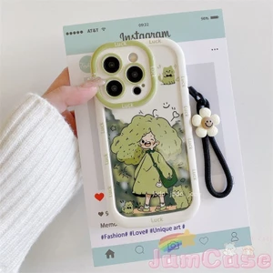 Ốp lưng iPhone Cô mèo cho iPhone 11 12 13 14 15 16 Pro Pro Max 6 6S 7 8 Plus X XS XR XS Max Ốp lưng silicon TPU mềm