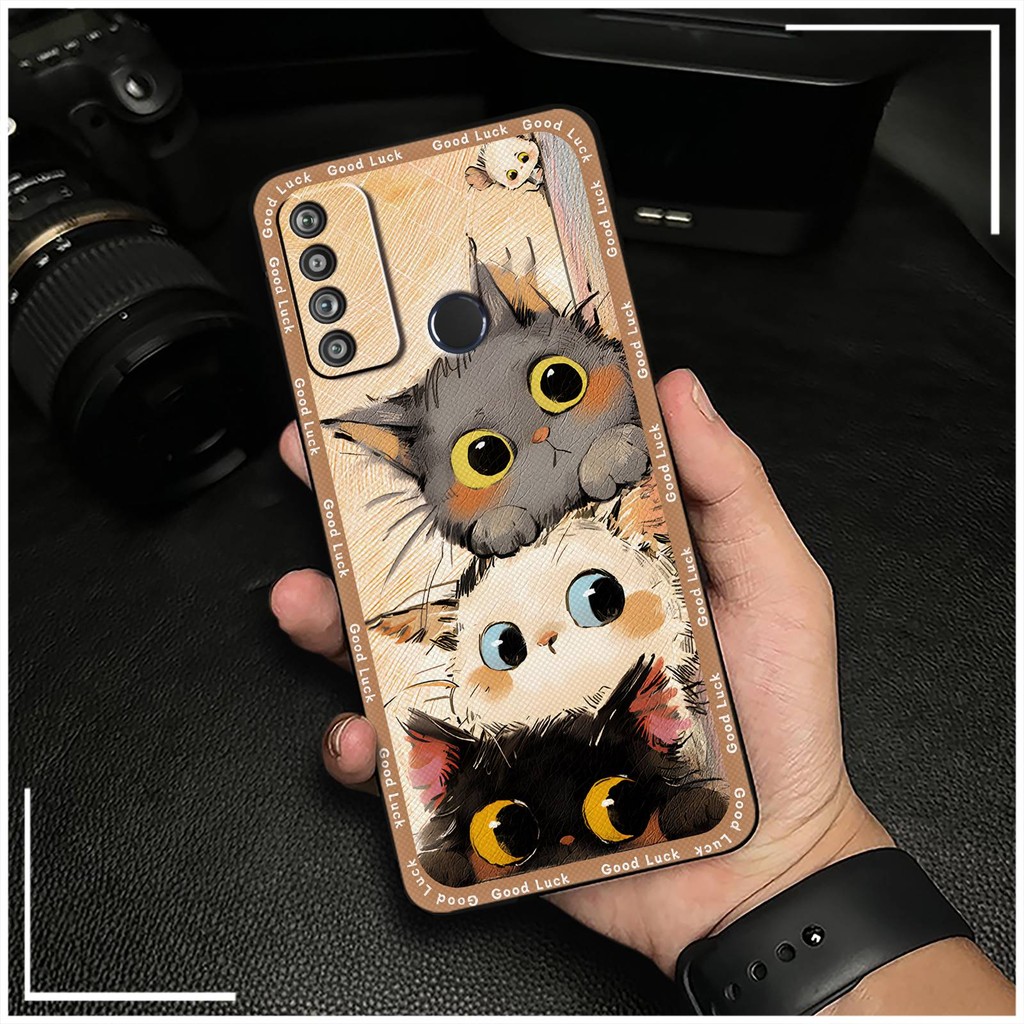 Ốp Điện Thoại Chống Sốc Graffiti Cho Vsmart Live4 Ốp Lưng Chống Bụi Dễ Thương Bọc Toàn Bộ Silicon Chống Thấm Nước Bền TPU Bảo Vệ Túi Điện Thoại Vỏ Mềm Động Vật Hoạt Hình Chống Va Đập