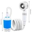 Vòi hoa sen cắm trại di động DUSKGLOW, vòi hoa sen điện có thể sạc lại chống nước, nhẹ 2 chế độ phun Nhiệt độ & Pin Màn hình kỹ thuật số Đồ dùng tắm ngoài trời RV