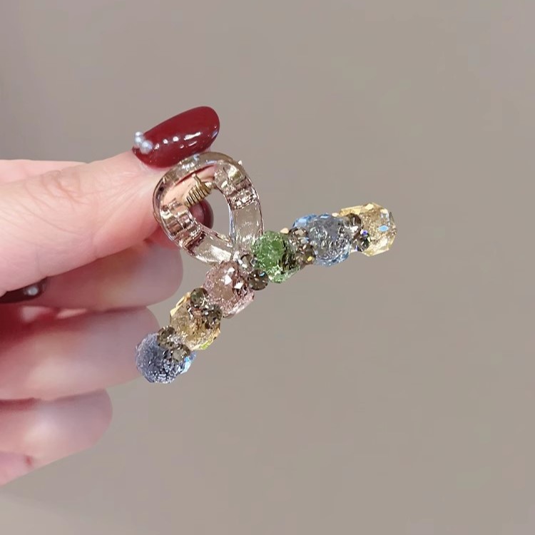 Kẹp tóc pha lê Mini cá mập thời trang