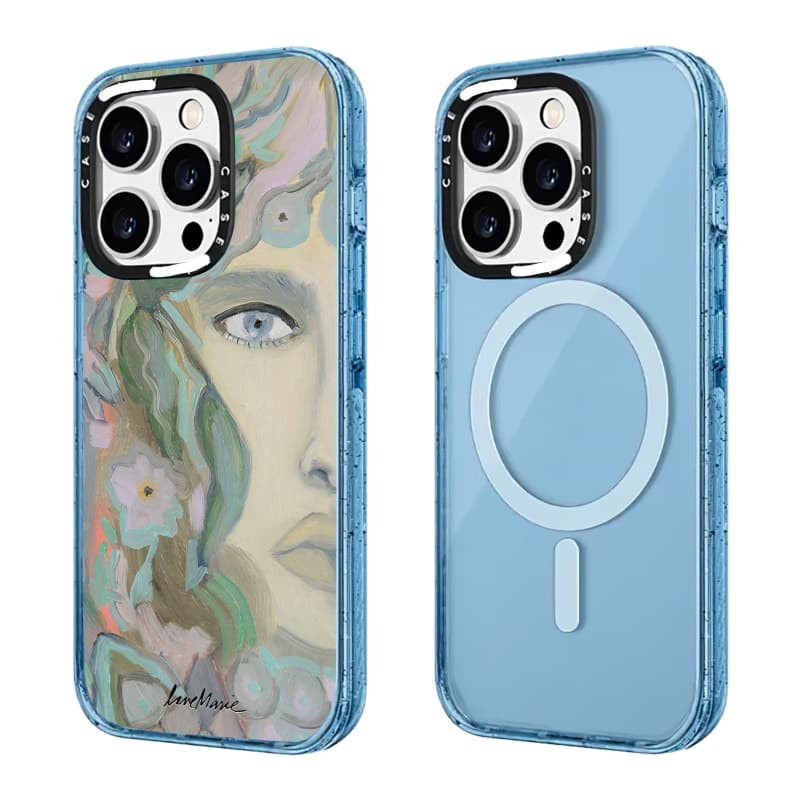CASECASE X Heart Evangelista Ốp Điện Thoại Vàng Sierra Xanh Hồng Tím Màu Trong Suốt Cứng Hút Từ Tính Tác Động Cho Apple IPhone 12 13 14 15 16 Pro Max Plus Có Hộp