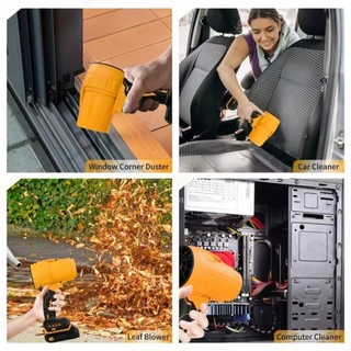 Quạt phản lực ALMA1 Turbo, Máy thổi khí điện tốc độ cao không chổi than, Dụng cụ điện thổi lá cầm tay bền bỉ cho pin Dewalt 20V