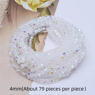 Nhiều màu sắc - 10 Chiếc Hạt Thủy Tinh Bicone Pha Lệ, 4mm, Dành Cho Đồ Trang Sức