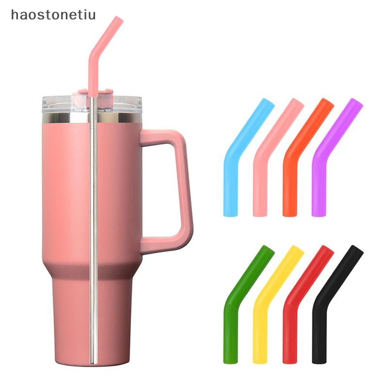 HA 6 Cái / bộ Ống Hút Silicon Mềm Thích Hợp Cho Ống Hút Thép Không Gỉ Có Thể Tái Sử Dụng Vòi Phun Rộng 9 Mm n