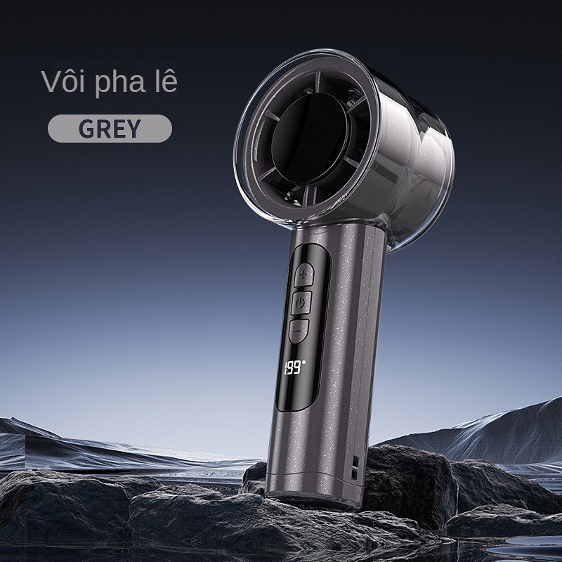 Quạt Nhỏ USB Gió Lớn Quạt Nhỏ Tốc Độ Cao Yên Tĩnh Ký Túc Xá Sinh Viên Mini Cầm Tay Sạc Di Động