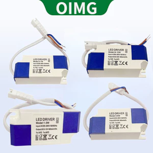 Bộ nguồn điều khiển LED OIMG, Biến áp đèn, Chấn lưu, Bộ đổi nguồn, 1-3W, 1 * 3W, 3-5W, 4-7W, 2-3 * 3W, 8-12W, 12-18W, 4-7 * 3W, 18-24W, 24-36W, 30W, 36-48w, 12-18 * 3W, 18-25 * 3W