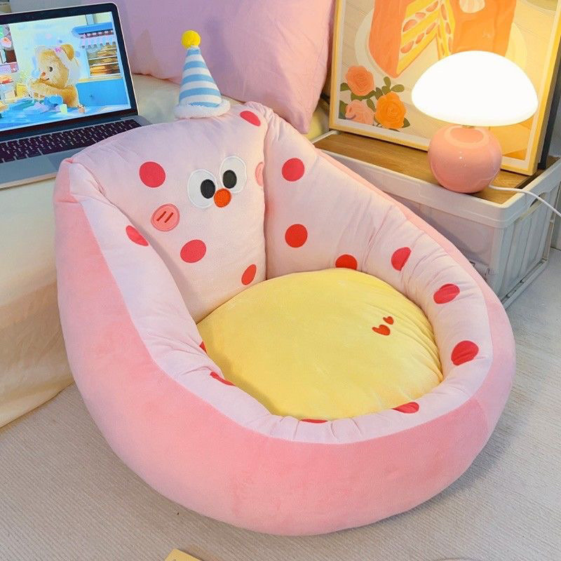 Đệm sàn nhà phong cách Ins, đệm ngồi trong phòng ngủ, đệm đọc sách cho trẻ em, ghế sofa hoạt hình Tatami, ghế đệm cho cửa sổ bay