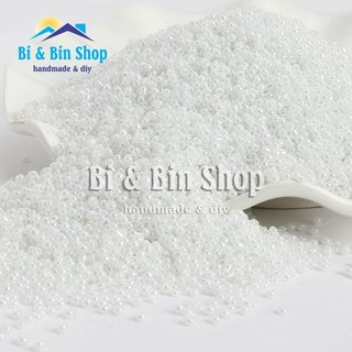 45g Cườm Sữa Bóng 2mm Dùng Đính Kết Trang Phục, Làm Phụ Kiện Thời Trang