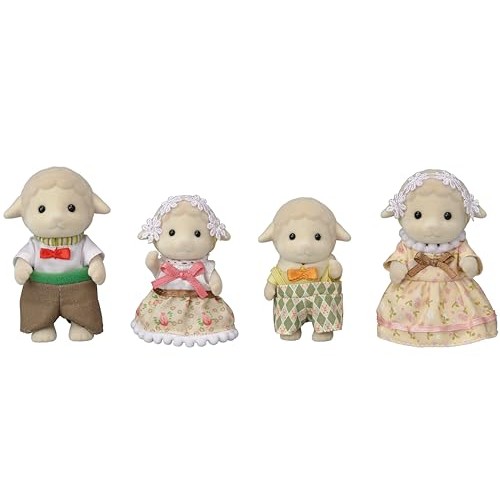 Sylvanian Families Sheep Family Doll 【FS-42】 ST Mark Certified, for ages 3 and up, Toy Dollhouse, EPOCH. Direct From Japan