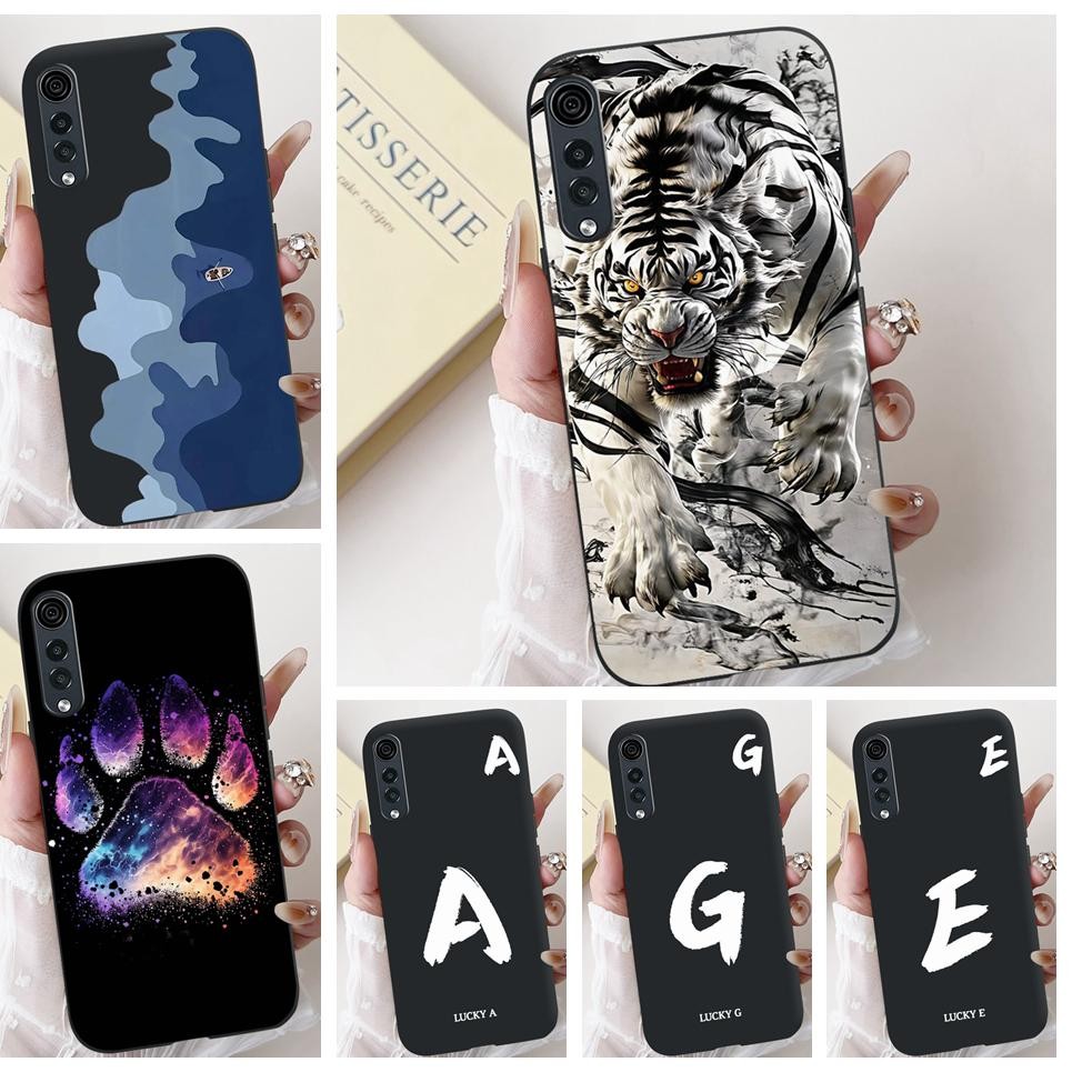 Ốp Điện Thoại Cho LG Velvet 4G 5G UW Silicon Mềm Vỏ Biệt Danh Tranh Chữ Hoa Hồng Ốp Lưng Cho LGVelvet