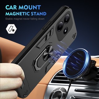 Ốp điện thoại Chống Sốc Giáp Quân Sự Cho Redmi Note 11 12 13 14 Pro Plus Redmi Note 10s 11S 12S 10 Pro Max Vỏ Bảo Vệ Vòng Đứng Ốp điện thoại