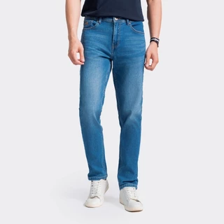 Quần Jeans Dài Nam Insidemen Dáng Suông Vừa Regular Fit Năng Động Thoải Mái IJN0500Z