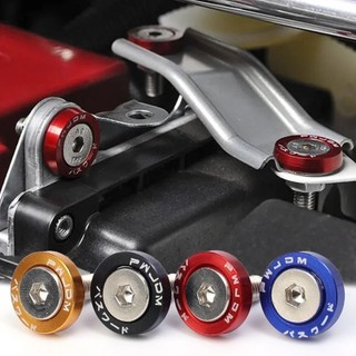Bộ 10 Vòng đệm nhôm M6 JDM chắn bùn xe, vít lắp chắn bùn cho Honda Civic Integra chất lượng cao