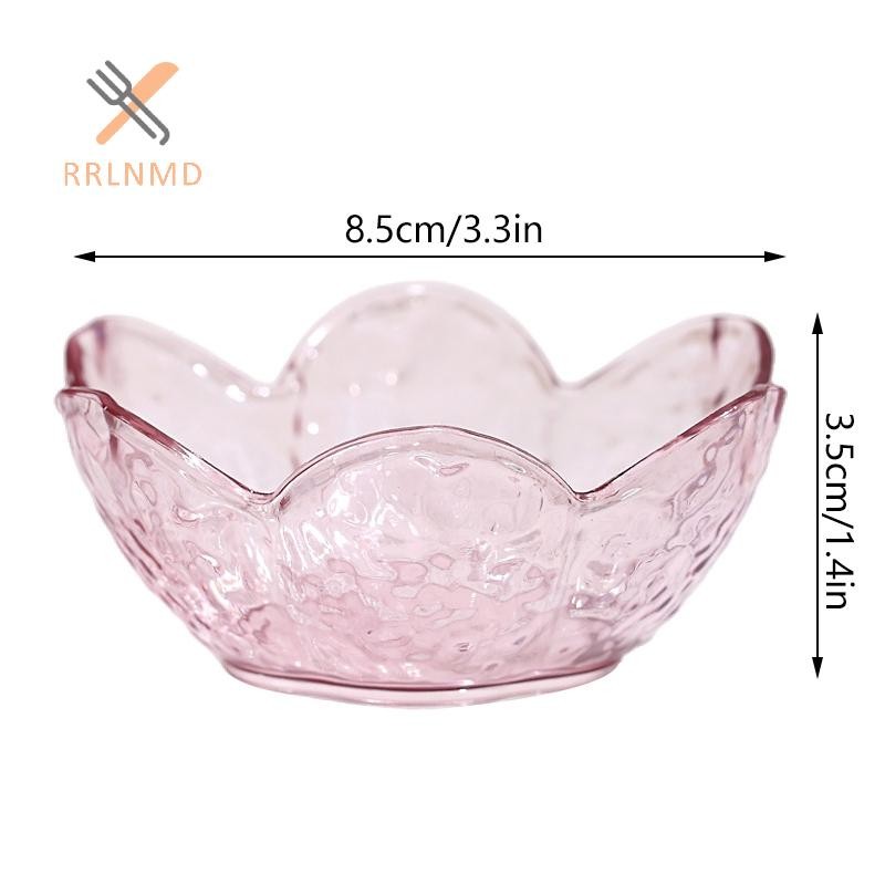 RRLNMD Búa Họa Tiết Hoa Anh Đào Nước Sốt Đĩa Nhựa Nhỏ Gia Vị Món Ăn Bát Nước Sốt Kem Đĩa Ăn Nhỏ MỚI