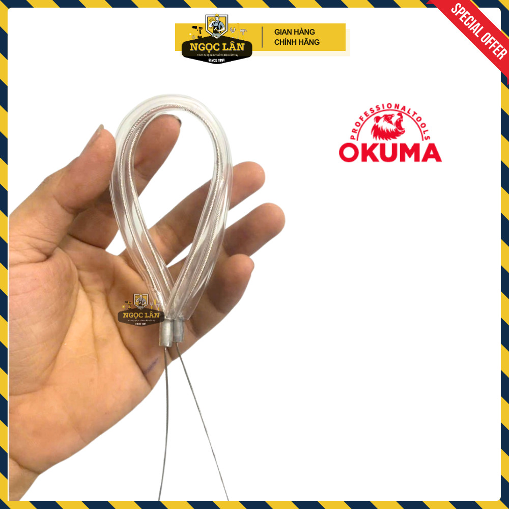 [Cao cấp] Dây cắt ống nước OKUMA chuyên dùng cắt ống khu vực chật hẹp (cắt ống phi đến 150mm)