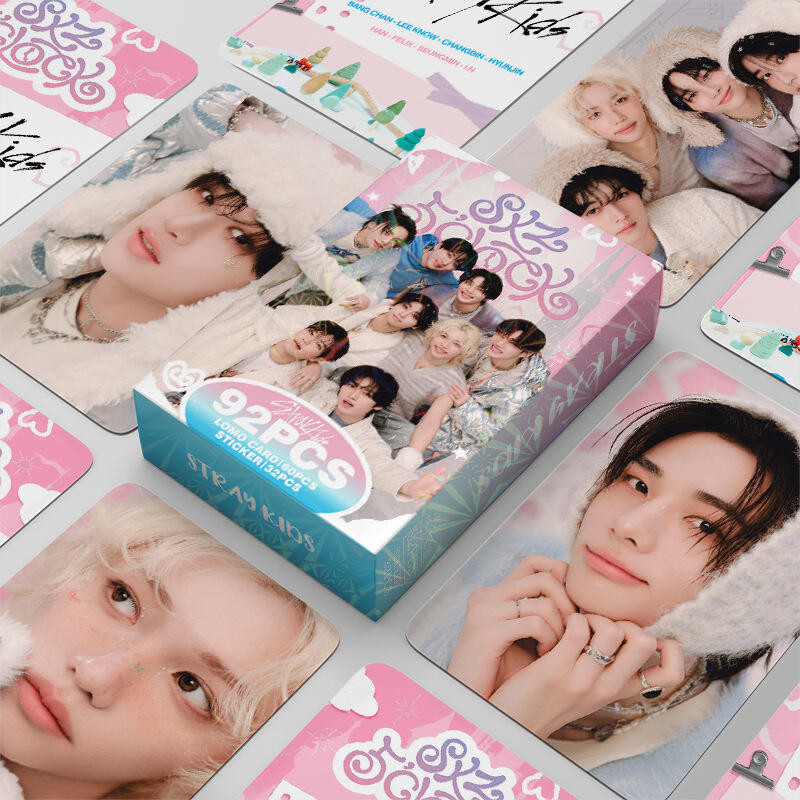 LINXX 92 Chiếc Đi Lạc Trẻ Em Quạt Họp Lomo Thẻ Bộ Kpop Sưu Tập Photocards HD Hình Ảnh Quạt Bộ Sưu Tập Merch Thẻ Giao Dịch