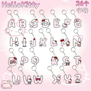 26 Chữ Cái Tiếng Anh Hello Kitty Móc Khóa Cặp Đôi Móc Khóa Lời Chúc Tốt Nhất Người Bạn Móc Khóa Quà Tặng Sinh Nhật