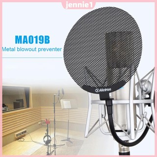 MA019B Bộ lọc micrô ghi âm phòng thu Bộ lọc micrô bằng thép không gỉ Tấm chắn cách ly chống phun Phụ kiện Mic lưới [jennie1.vn]