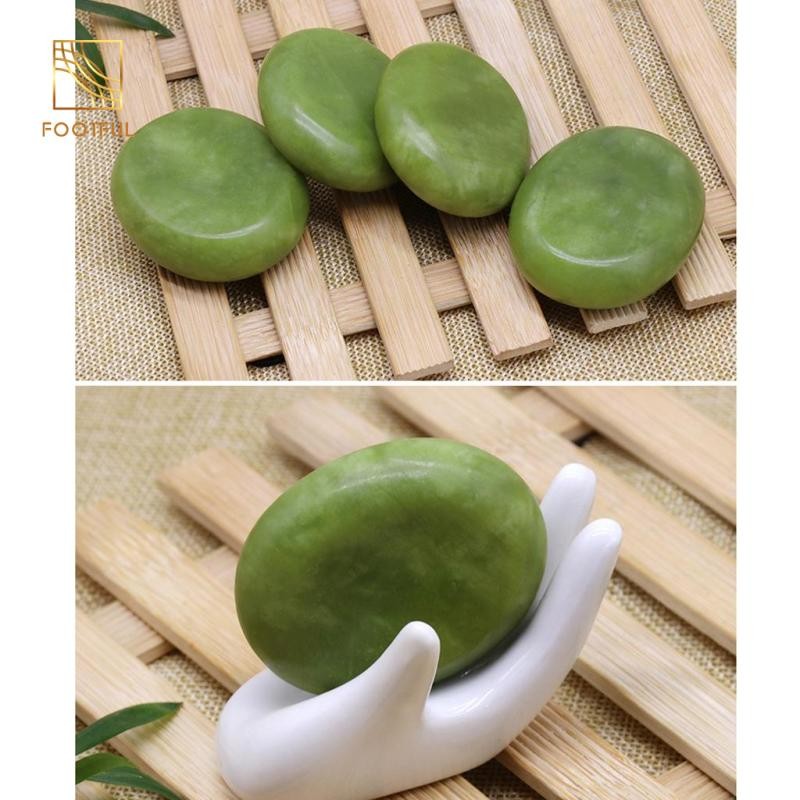 Đá Massage ngọc bích lớn Đá nóng lạnh để trị liệu cơ thể