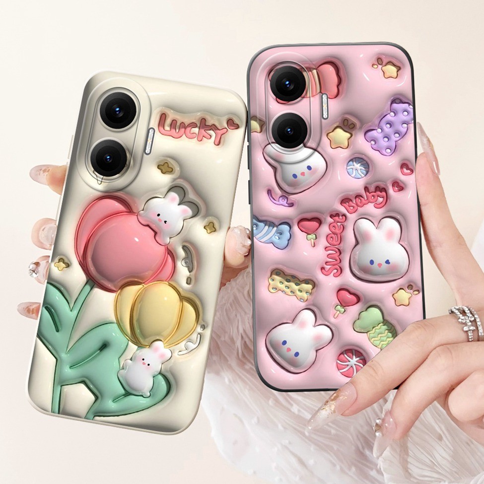 Ốp Điện Thoại 5G Cho Redmi Turbo 4 Pro Vỏ Silicon Hoạt Hình Dễ Thương Thời Trang Sang Trọng Ngộ nghĩnh Mát Sơn 25053RT47C